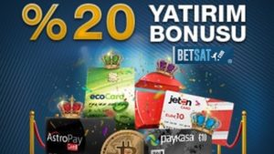 Betsat’tan 200 TL’ye Kadar %20 Oranında Bitcoin Bonusu