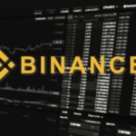 Binance logo ve kirpto para listesi