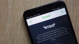 eToro Borsası mobil sitesi