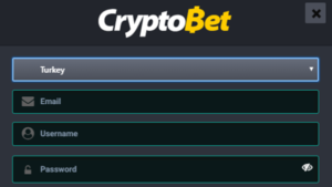 Cryptobet üyelik açma