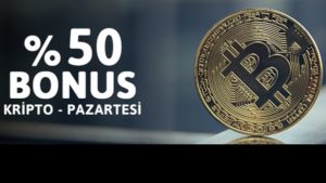 Youwin’den Her Pazartesi %50 Kripto Para Yatırım Bonusu