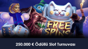 Casinomaxi’den 250.000 Euro Değerinde Slot Turnuvası