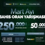 Sekabet’ten Mart Ayında 250.000 TL Ödüllü Turnuva