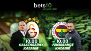 Galatasaray - Fenerbahçe Maçında Bet10’dan Galibiyetlere 10.00 Oran