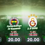 Süper Lig’de Dört Büyüklerin Maçlarına Bets10’dan 20.00 Oran