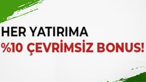 Restbet’ten %10 Çevirim Şartsız Bonus