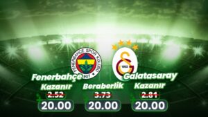 Bets10’dan Fenerbahçe – Galatasaray Derbisine Ekstra Oran